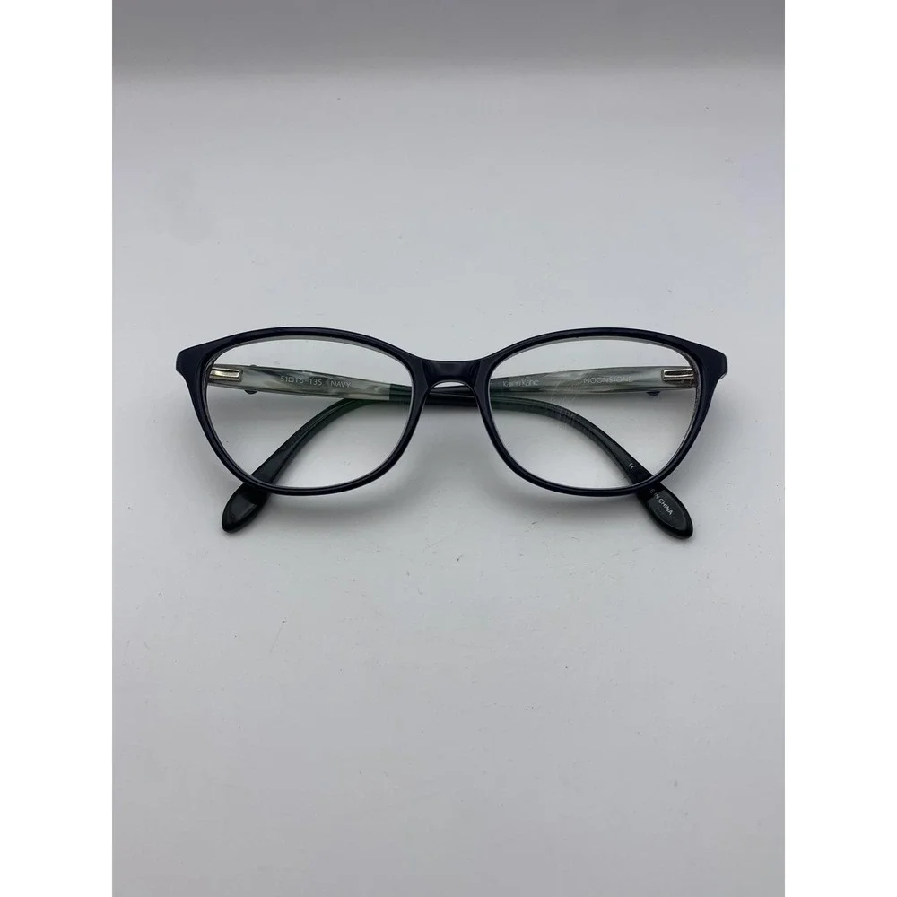 Karen Kane Moonstone Eyeglasses 51-16-135 Navy Cat Eye Womens Frame Only